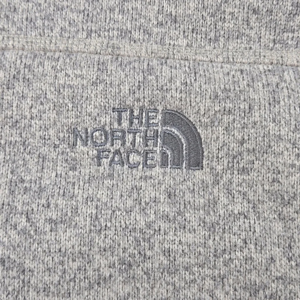 The North Face Jacket Mens S Beige Flecked Fleece Full Zip‎ Lined Pockets